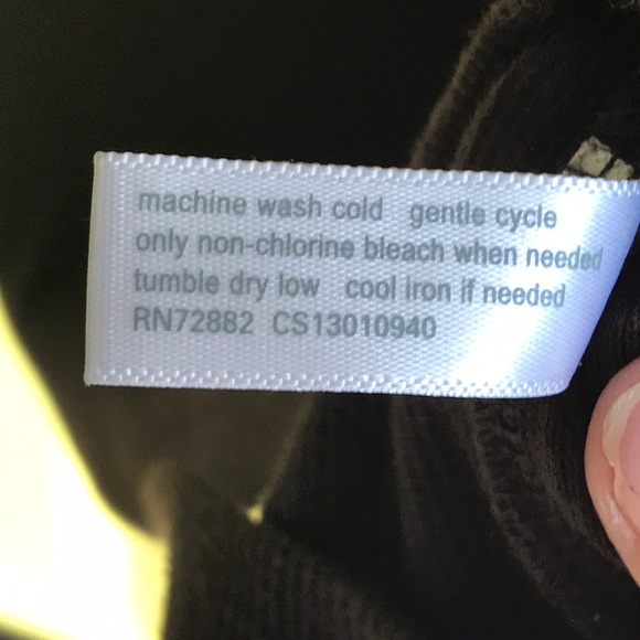 Chocolate Brown XL Scoop Gathered Neck Tee - Picture 6 of 6